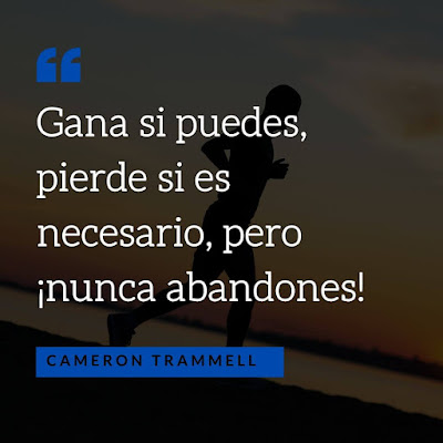 frase gana si puedes Cameron Trammell