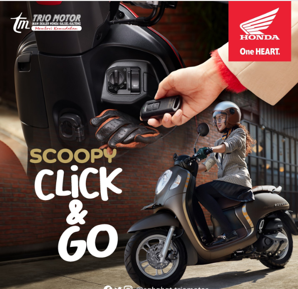 Cara mematikan motor Honda Scoopy keyless