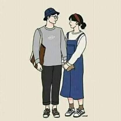 foto profil couple bestie aesthetic