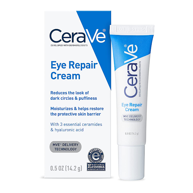 CeraVe Eye Repair Cream | Under Eye Cream for Dark Circles and Puffiness