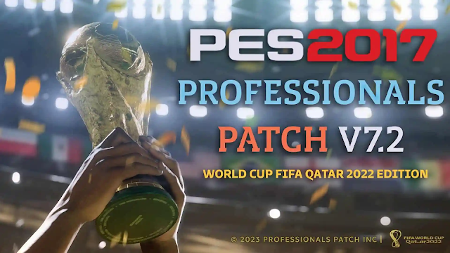 PES 2017 PROFESSIONALS PATCH UPDATE 7.2 WORLD CUP EDITION