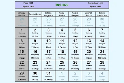 Kalended Jawa Mei 2022