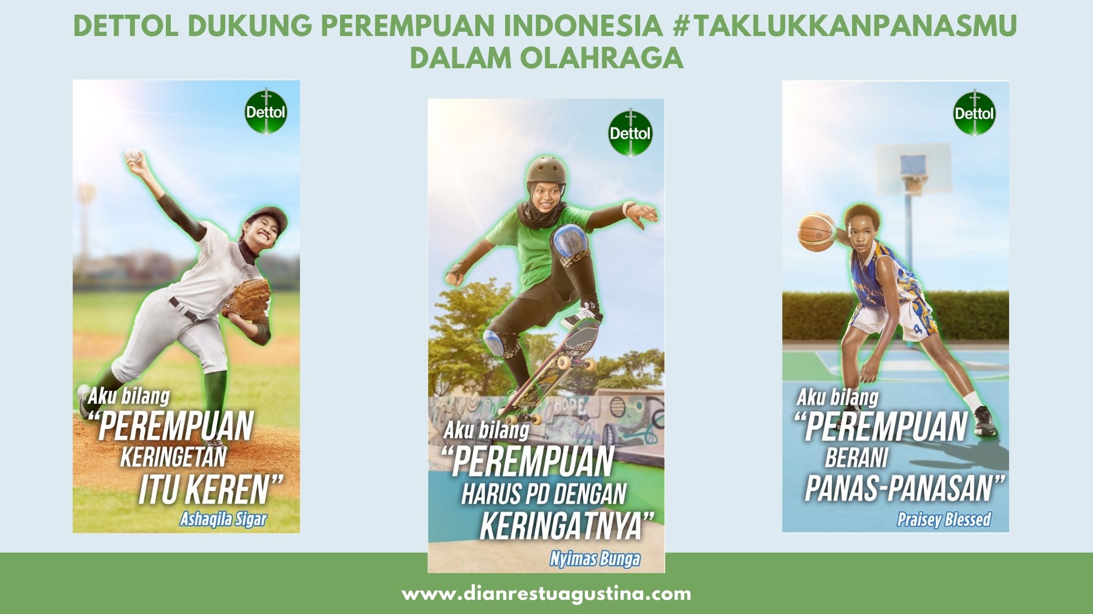 Dettol Dukung Perempuan Indonesia Taklukkan Panasmu