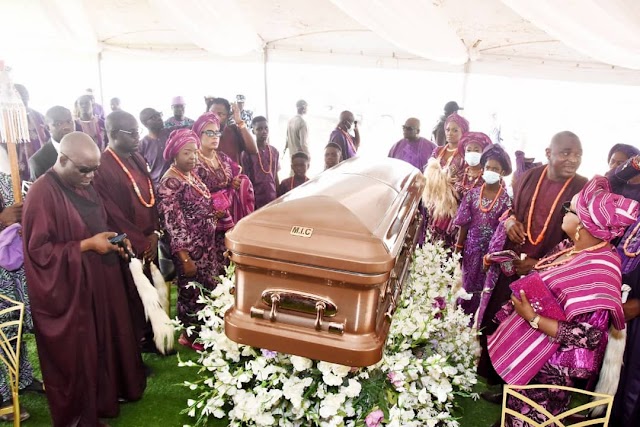 At The Classy Burial Of Chief Mrs Morenike Victoria Komolafe @ Igbara Oke In Ondo State.