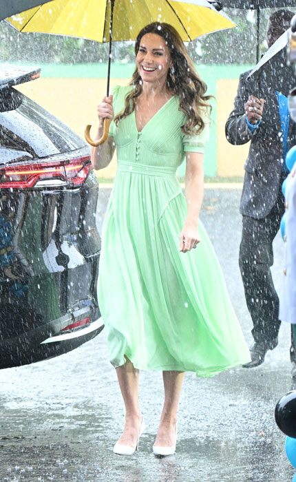 The Duchess was glowing in green