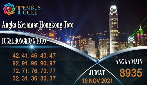 Angka Keramat Hongkong Toto, 19 Nov 2021