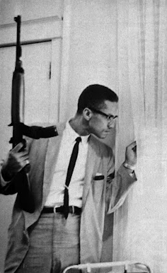 Malcolm X prepares
