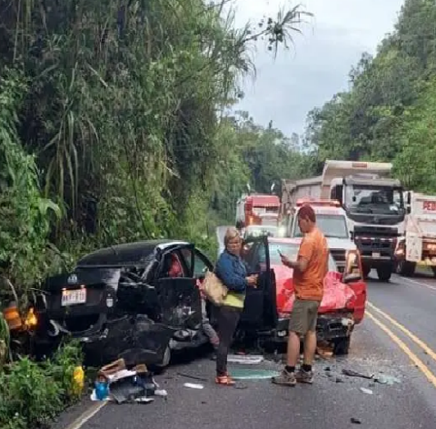 Costa Rica: Dos personas graves tras aparatoso choque en Ruta 32