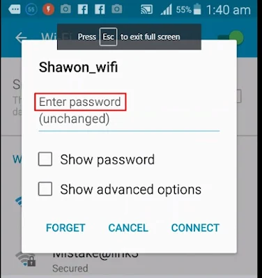 mobile wifi password change