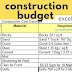 House construction budget spreadsheet