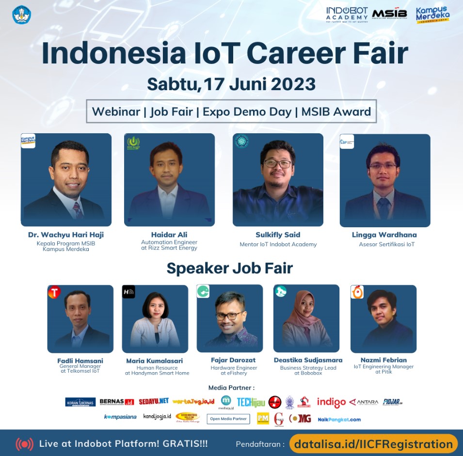 Indonesia IoT Career Fair 2023 Digelar di Puncak Acara MSIB 4 Indobot Academy