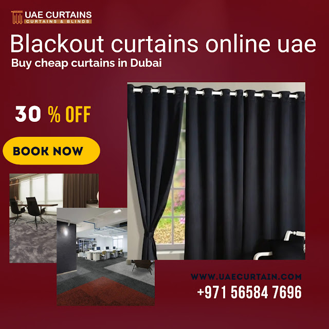 Blackout curtains online uae - buy cheap curtains in Dubai