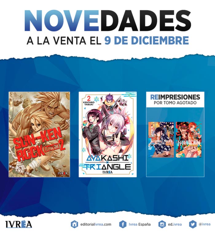 Novedades Ivrea 9 de diciembre 2021 - manga