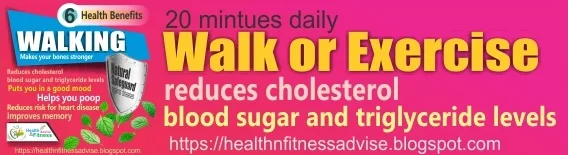 Walking-ever-day-for-cholesterol-blood-sugar-healthnfitnessadvise-com