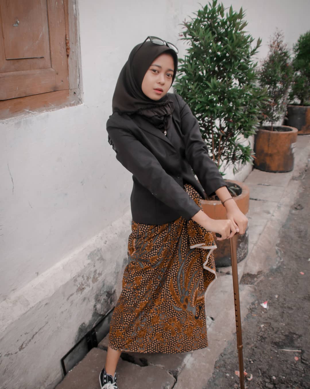 ootd hijab,images,photo,Nanda Frisca,selebgram,foto model.