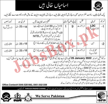 pak army punjab regiment center jobs 2022 | army jobs 2022 new jobs (Mardan and sindh)