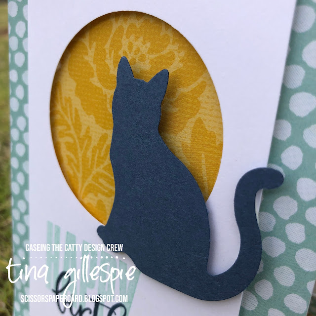 scissorspapercard, Stampin' Up!, CASEing The Catty, Biggest Wish, Pattern Party DSP, Cat Punch