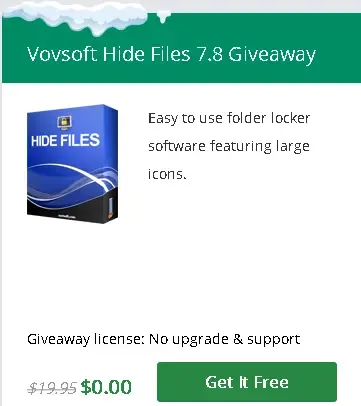 برنامج Vovsoft Hide Files 7.8