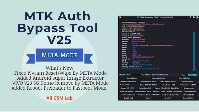 MTK Auth Bypass Tool V25 Big Update