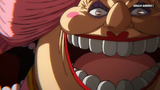 ワンピースアニメ 1003話 ワノ国編 | ONE PIECE 四皇 ビッグ・マム Charlotte Linlin