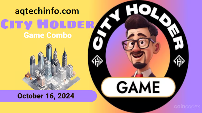 CITY Holder Game Daily Combo – October 16