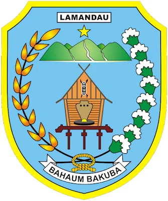 Logo / Lambang Kabupaten Lamandau - Latar (Background) Putih & Transparent (PNG)