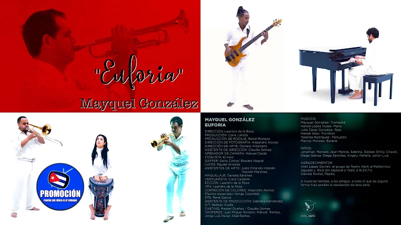 Mayquel González - ¨Euforia¨ - Videoclip - Dir: Leandro de la Rosa -  Producciones Colibrí. Portal Del Vídeo Clip Cubano. Música instrumental cubana. Cuba