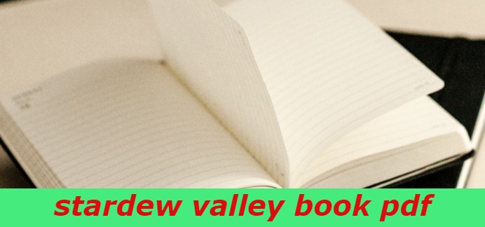 stardew valley book pdf, stardew valley guidebook, stardew valley guidebook, stardew valley guidebook