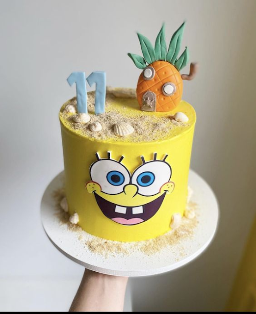 Spongebob Doğum Günü Pastası