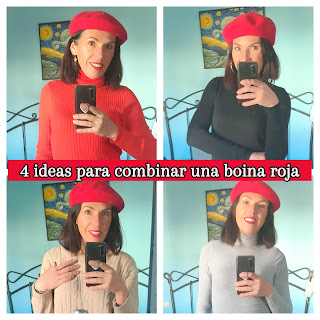 4 ideas para combinar una BOINA ROJA