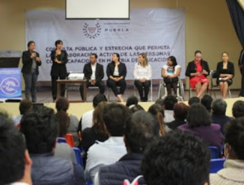 Buscan generar diálogo en consulta a personas con discapacidad en materia de educación