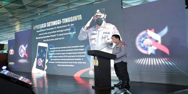 Tindaklanjuti Inpres Soal Karantina PPLN, Kapolri Luncurkan Aplikasi Monitoring Karantina Presisi