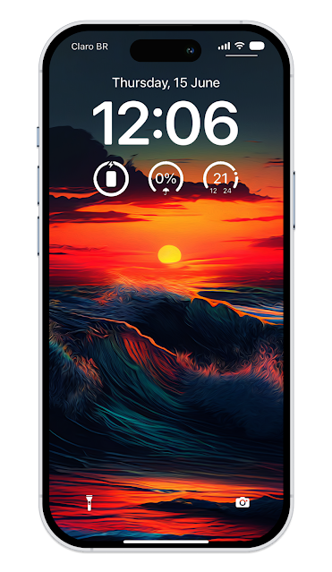 Wallpaper iPhone: Beautiful 4K Sunset