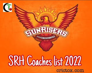 SRH coaches list 2022