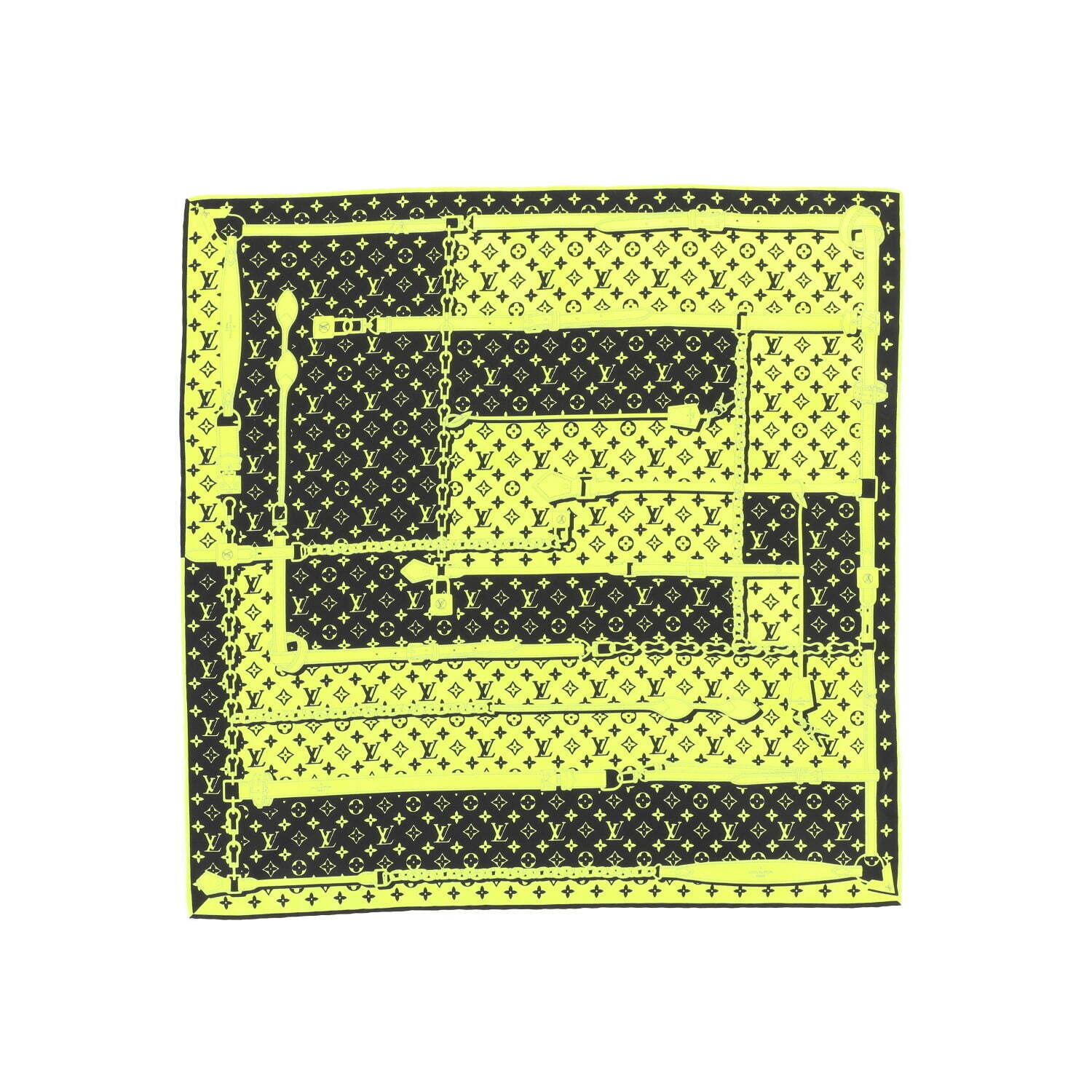 LOUIS VUITTON New Silk Scarf 2022-Kale Bandana Monogram Confidential (45 × 45cm) 34,100 YEN / USD$ 299 * Planned price