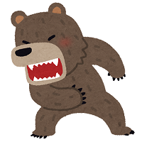 Angry bear