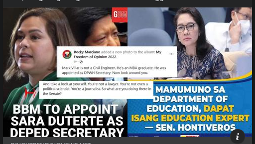 Netizen burns Senator re-elect Risa Hontiveros who said Sara Duterte can't be next DepEd Sec because she is no education expert?