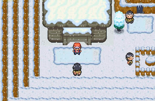 Pokemon Intel Version para GBA Lugar Zona de Nieve