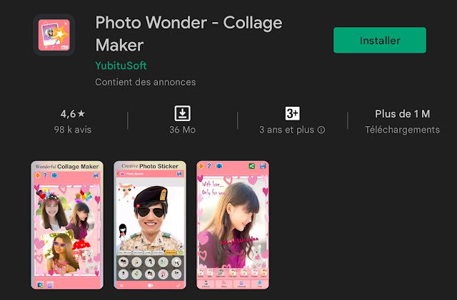 تطبيق Photo Wonder