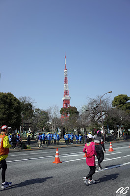 2016 TOKYO MARATHON race Tokyo tower