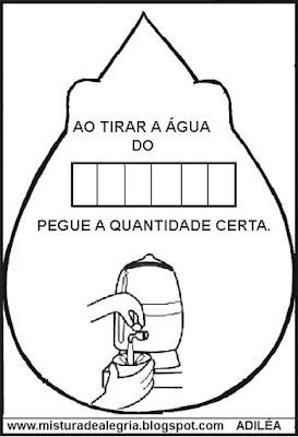 Leitura e interpretação alfabetização,dicas economia água