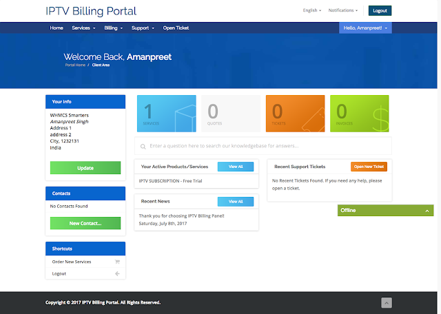 Reseller Billing Panel for Xtream UI Nulled