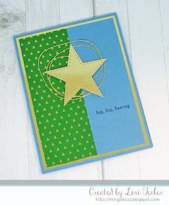 Hip Hip Hooray card-designed by Lori Tecler/Inking Aloud-stamps from Reverse Confetti
