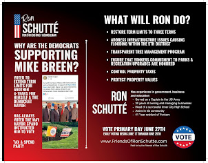 2023 Campaign Trail: Promotions: Ron Schutte Republican for Yonkers City Council, 5th District.