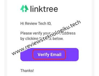 verifikasi akun linktree