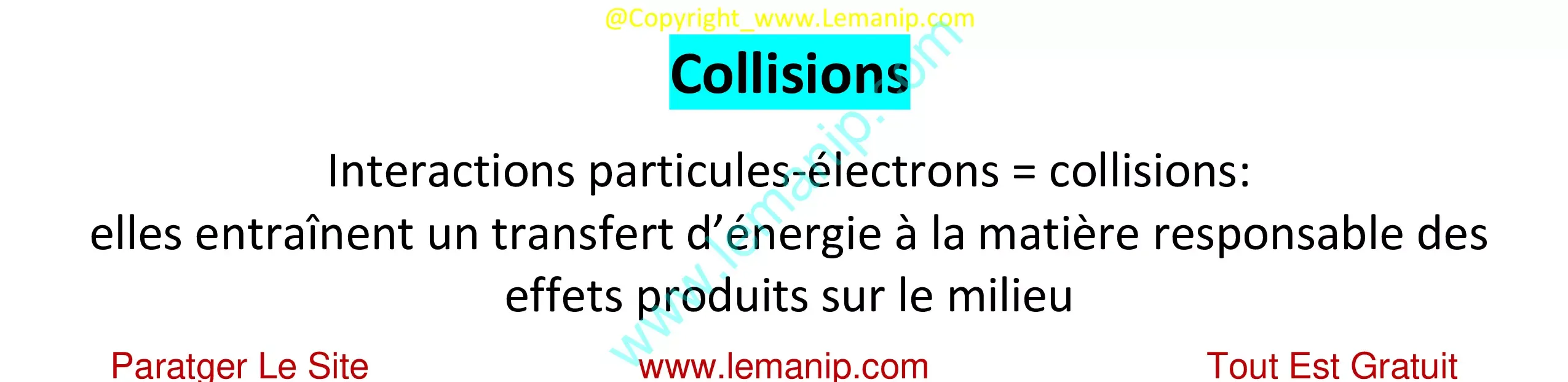 Collisions