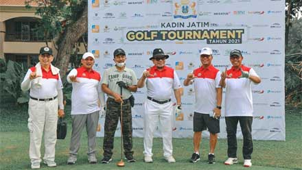 LaNyalla Buka Kadin Jatim Golf Tournament