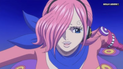 ワンピースアニメ WCI編 873話 ジェルマ66 ヴィンスモーク・レイジュ Vinsmoke Reiju GERAMA66 | ONE PIECE ホールケーキアイランド編