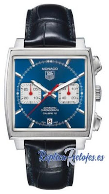 Tag Heuer Monaco Calibre 12 Automatico Cronografo CAW2111.FC6183 Replica