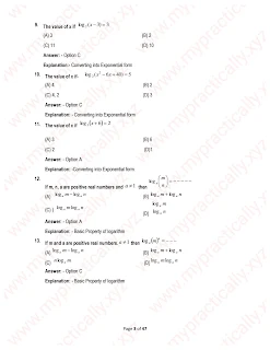 basic mathematics diploma mcq